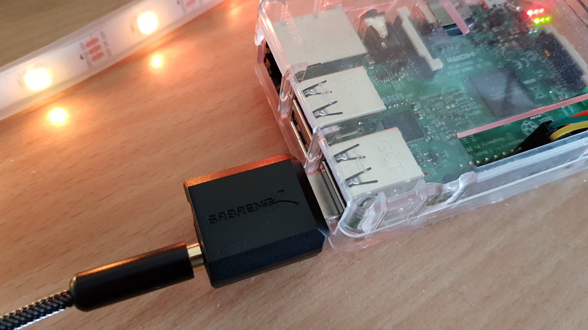 WS2812B LED Strip mit dem Raspberry Pi ansteuern mit gleichzeitiger ...